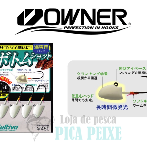 OWNER JIG HEAD BOTTOM SHOT 11633 JH-80