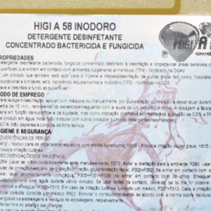 Detergente desinfetante bacteriano , fungicida e virucida