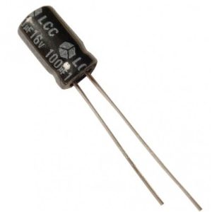 Condensador Eletrolítico 100uF 16V