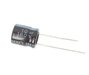 Condensador Electrolítico 10uF 160V