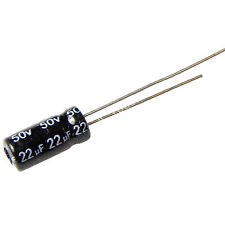 Condensador Electrolítico 22uF 50V