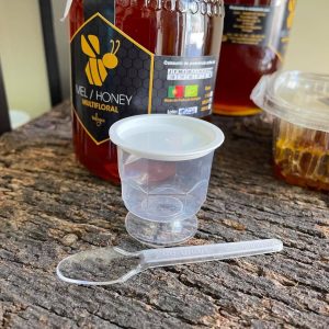 Recipiente de plástico 30g com uma colher (1 unid.) – padrão