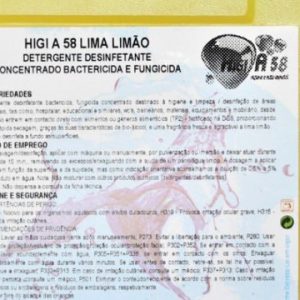 Detergente desinfetante bacteriano , fungicida e virucida