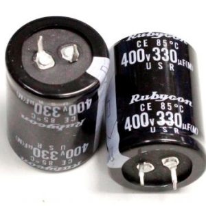 Condensador Electrolítico 330uF 400V
