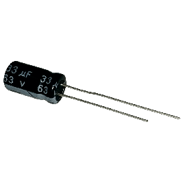 Condensador Electrolítico 33uF 63V