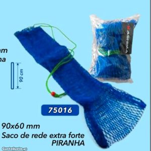 KASHIMA – PIRANHA – SACO DE REDE PIRANHA MALHA FORTE 60X90CM