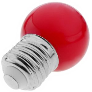 Lamp Led B45 E27 3W 200LM Vermelho