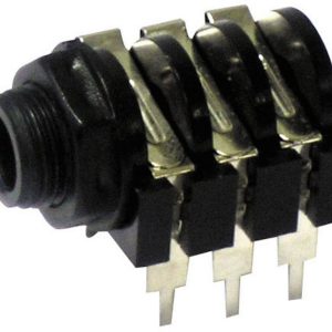 Ficha JACK 6.3 Stereo fêmea painel