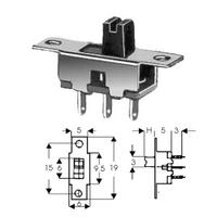 Interruptor miniatura unipolar painel 0.5A 125V