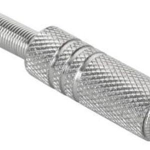 FICHA JACK 3,5MM FÊMEA STEREO METÁLICA