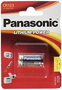 Pile Lithium CR123A 3V – PANASONIC