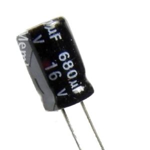 Condensador electrolítico 680UF 16V