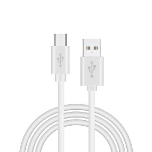 Cavo USB universale COOL compatibile (Micro-Usb) 1,2 metri Bianco 2,4 Amp
