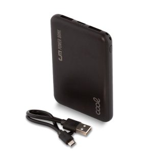 Power Bank, Micro-usb, 5000 mAh COOL Cuir Noir