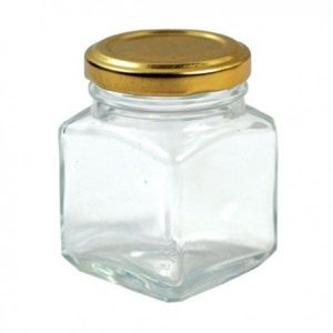 Frasco tk-120gwint 120ml com tampa dourada