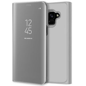 Capa Telemóvel FLIP COVER Samsung Galaxy A8 – PRATEADA