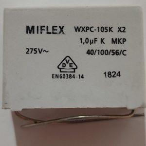 Condensador Polipropileno X2 1UF 275V AC