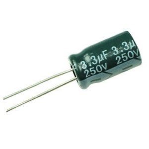 Condensador eletrolítico 3.3MF 250V