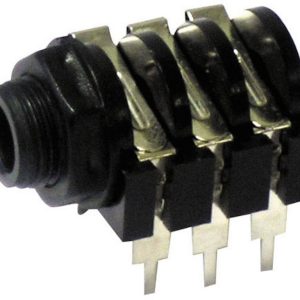 Ficha JACK 6.3 fêmea mono painel