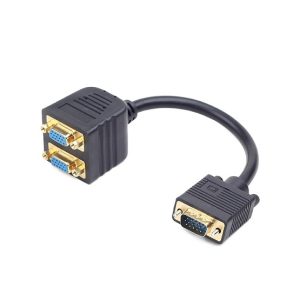Repartidor VGA macho para 2 VGA femea
