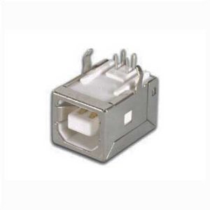 Conector USB B fêmea 90 em PCB