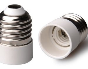 Suporte Adaptador Lâmpada E27 -> E14