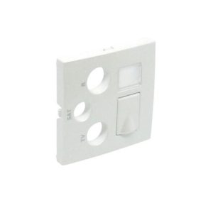 Centro P/Rom. Mista R-TV-SAT-RJ45 BRANCO
