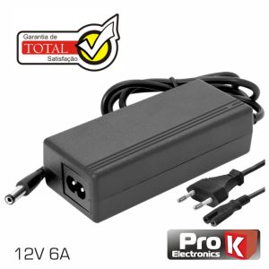 Fuente de Alimentación 240Vac para 12Vdc 6A