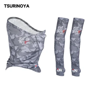 Máscara Tubular de Pesca TSURINOYA com Protecção UV para Rosto e Pescoço