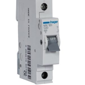 Disjoncteur MW 1X20 HAGER