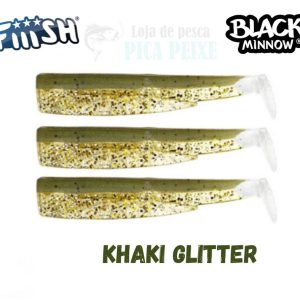 FIIISH BLACK MINNOW Nº3 120MM CORPO 3UN KHAKI GLITTER
