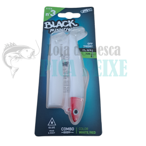 Fiiish – Black Minnow 120 Nº3 – 0FF SHORE  25GR COR: WHITE RED