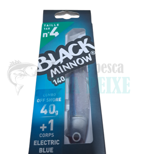 Fiiish – Black Minnow Nº4 140 COMBO +1 CORPS OFFSHORE COLOR: ELECTRIC BLUE