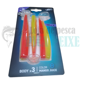 Fiiish – Black Minnow Nº5 160 CORPO 3 UN COR: MANGO JUICE