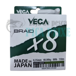VEGA BRAID X8 MOSS GREEN