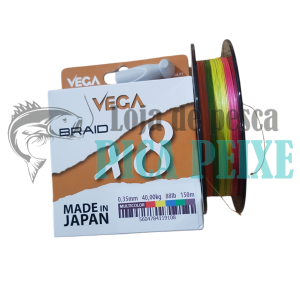 VEGA BRAID X8 – MULTICOLOR – 150MT