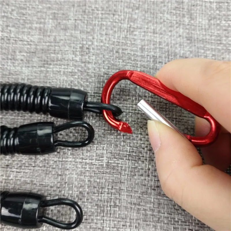 Conjunto de Cordões Retráteis para Pesca com Mosquetão TPU 22cm (3 Unidades) - Image 6