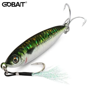 Jig Metálico Casting Jig GOBAIT 20g 30g 40g Holográfico para Predadores