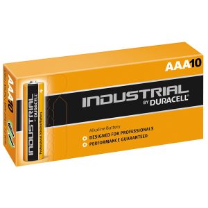 Confezione 10x Batterie Alcaline Industriali 1,5V LR03 AAA – Duracell INDUSTRIAL