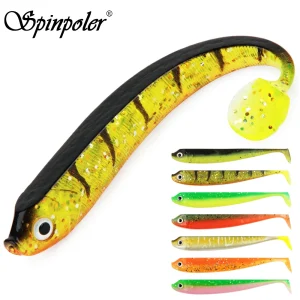 Amostra Spinpoler Soft Shad Paddle Tail 7.5cm 2.5g / 9.5cm 5g / 12.5cm 11g (8/5/3 un.)