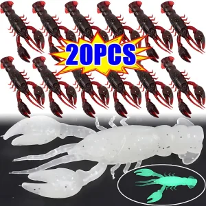 Amostra Softbait Criatura Lagostim 5cm (Pack 5/10/20 Unidades)