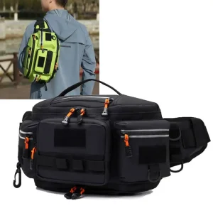 Bolsa Scione Molle de Cintura e Peito para Amostras 36x15x19cm