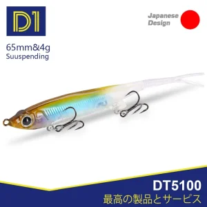 Pencil Walker D1 65mm 4g de Superfície para Predadores