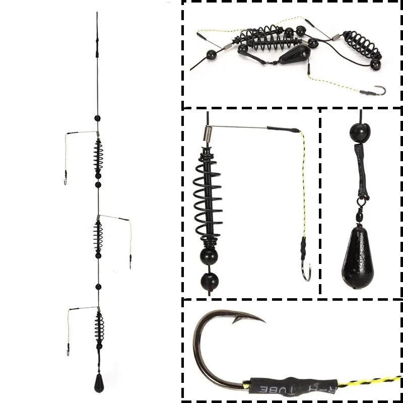 Alimentador Feeder com Chumbo e Anzol 15–40g - Image 3