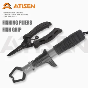 Conjunto de Alicate para Remoção de Anzóis e Gripper de Peixe em Aço Inoxidável