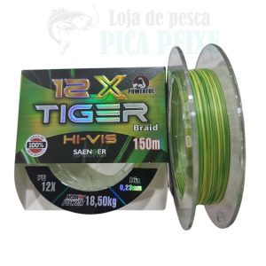 PROSARGOS 12X MULTIFILAR HI-VIS TIGER BRAID 150M