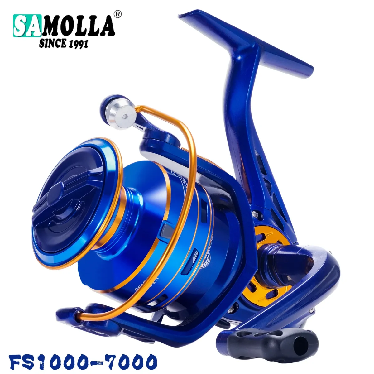 Carreto de Spinning SAMOLLA 1000–7000 com Bobine Metálica - Image 2