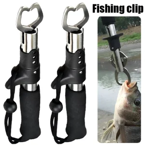 Gripper de Peixe em Aço Inoxidável 24cm com Cabo EVA Antiderrapante