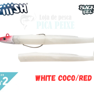 FIIISH BLACK EEL COMBO+BODY OFF SHORE 15GR 110MM WHITE COCO/RED