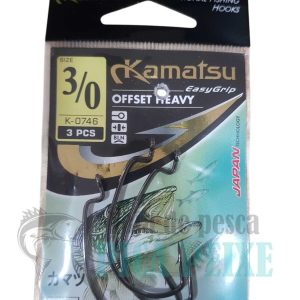 KAMATSU HOOK OFFSET HEAVY 3/0 BLNR3PCS